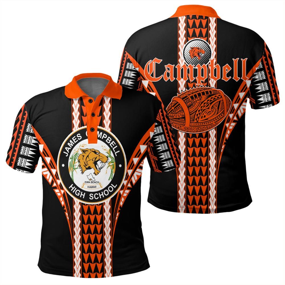Hawaii Campbell High Football Jersey Polo Shirt Unisex