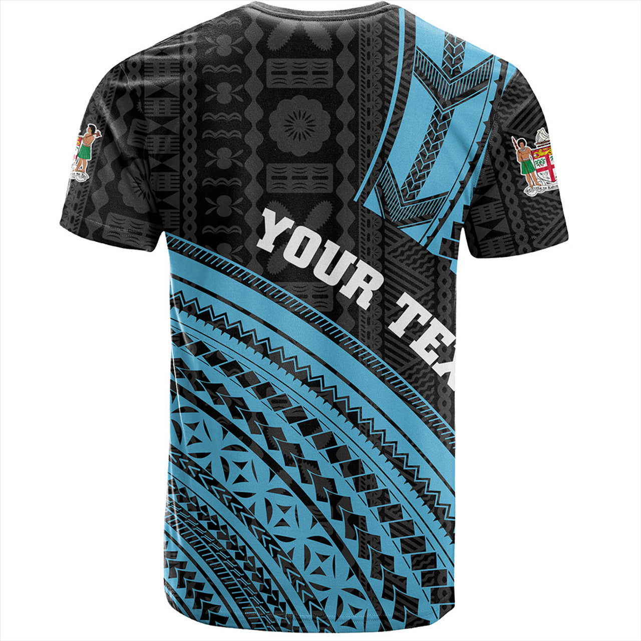 Personalised - Fiji Melanesian Tattoo Simple Polynesian Style T-shirt Unisex