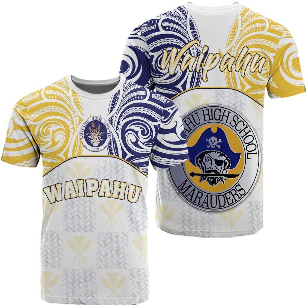 Hawaii Kanaka Waipahu High School Demodern Style T-shirt Unisex