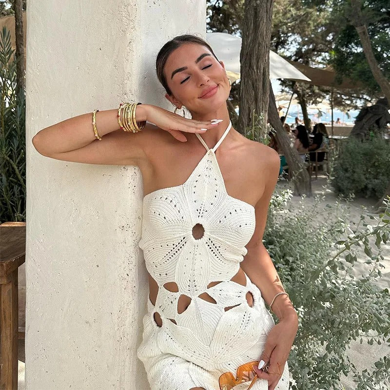 Boho Bloom Knit Dress