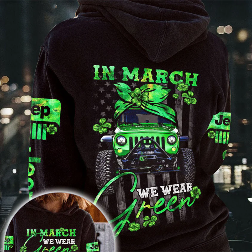 Jeep Gearhead Shamrock Hoodie