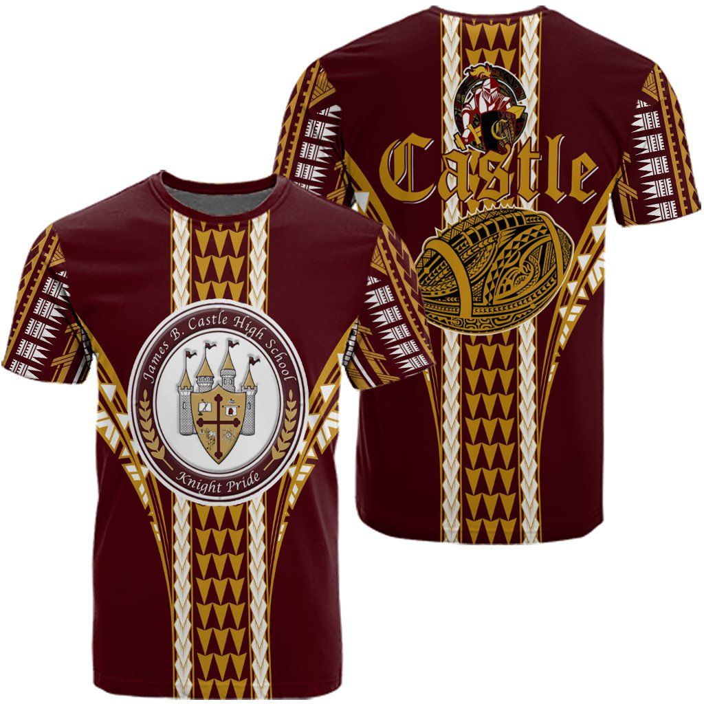 Hawaii Castle High Football Jersey T-shirt Unisex