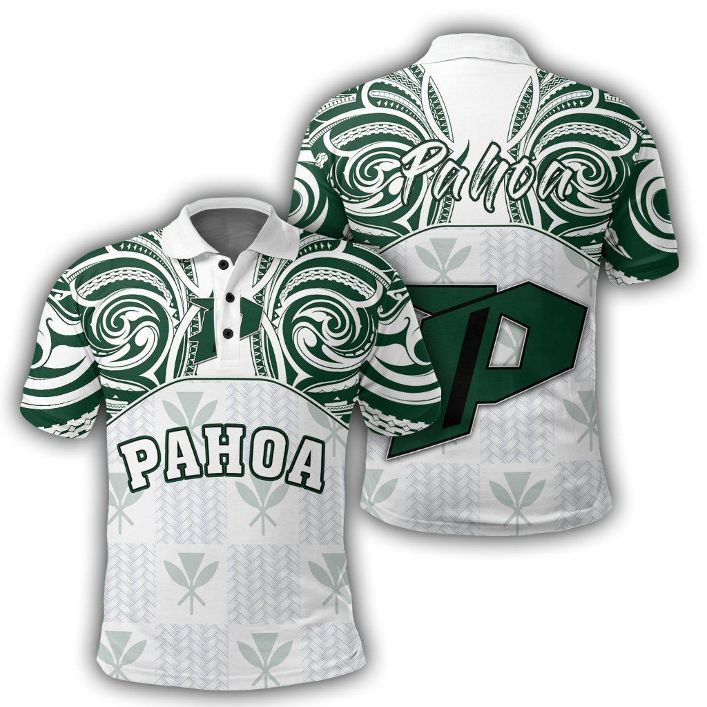Hawaii Kanaka Pahoa High School Demodern Style Polo Shirt Unisex