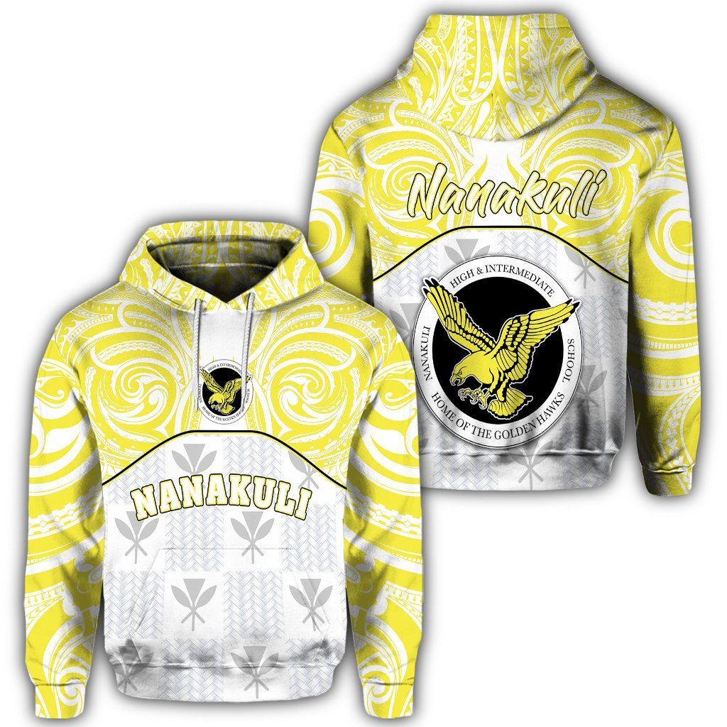 Hawaii Kanaka Nanakuli High School Demodern Style Hoodie Unisex