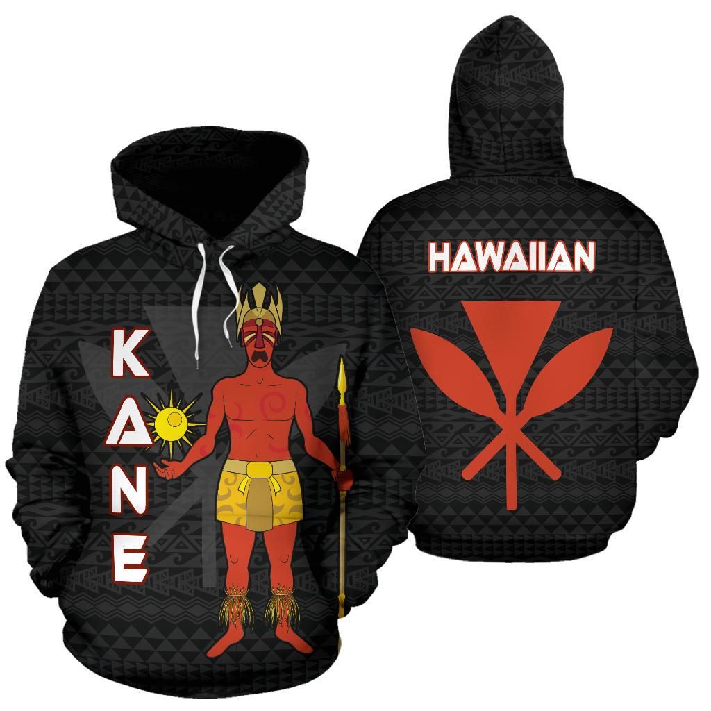 Hawaii Kane Hawaiian God Of The Myths nd Legends Hoodie Unisex