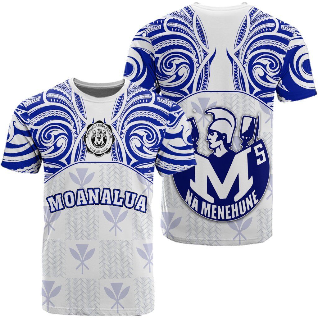 Hawaii Kanaka Moanalua High School Demodern Style T-shirt Unisex