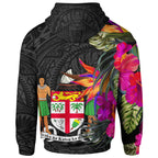 Fiji Hibiscus Polynesian Pattern Hoodie Unisex