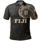 Fiji Flag Polynesian Tattoo Polo Shirt Unisex