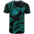 Personalised - Fiji Polynesian Turtle With Pattern T-shirt Unisex
