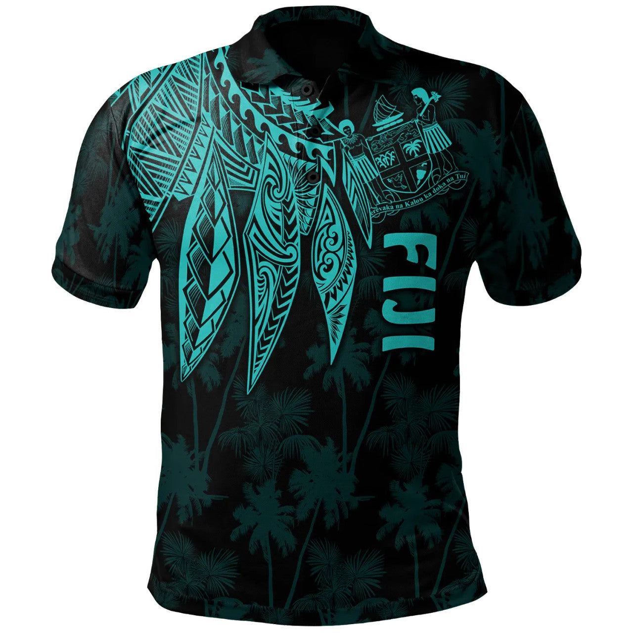 Fiji Polynesian Wings Polo Shirt Unisex