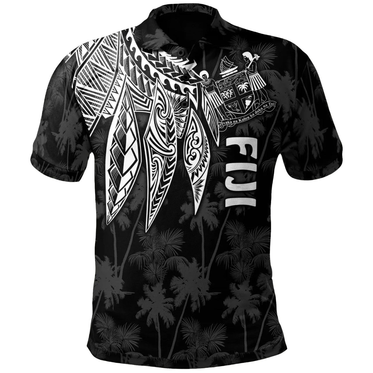 Fiji Polynesian Wings Polo Shirt Unisex