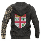 Fiji Polynesian Tattoo Style Hoodie Unisex