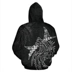 New Zealand Maori Wolf Tattoo Hoodie Unisex