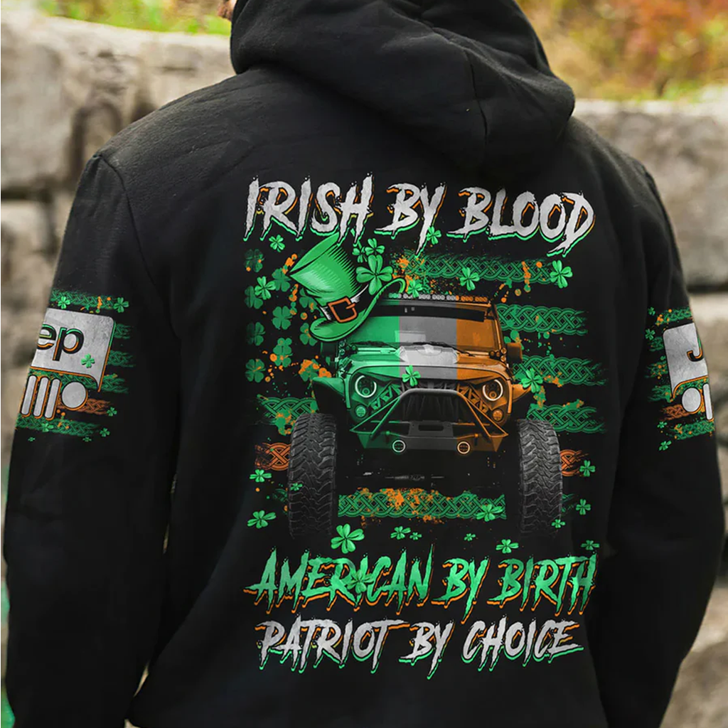 Jeep Celtic Patrio Shamrock Drive Hoodie