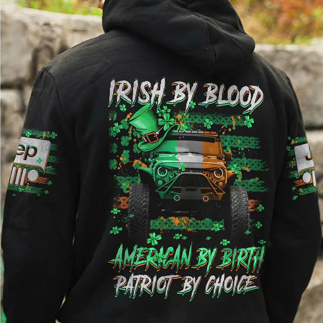 Jeep Celtic Patrio Shamrock Drive Hoodie