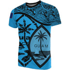 Guam Flag Polynesian Pattern T-shirt Unisex