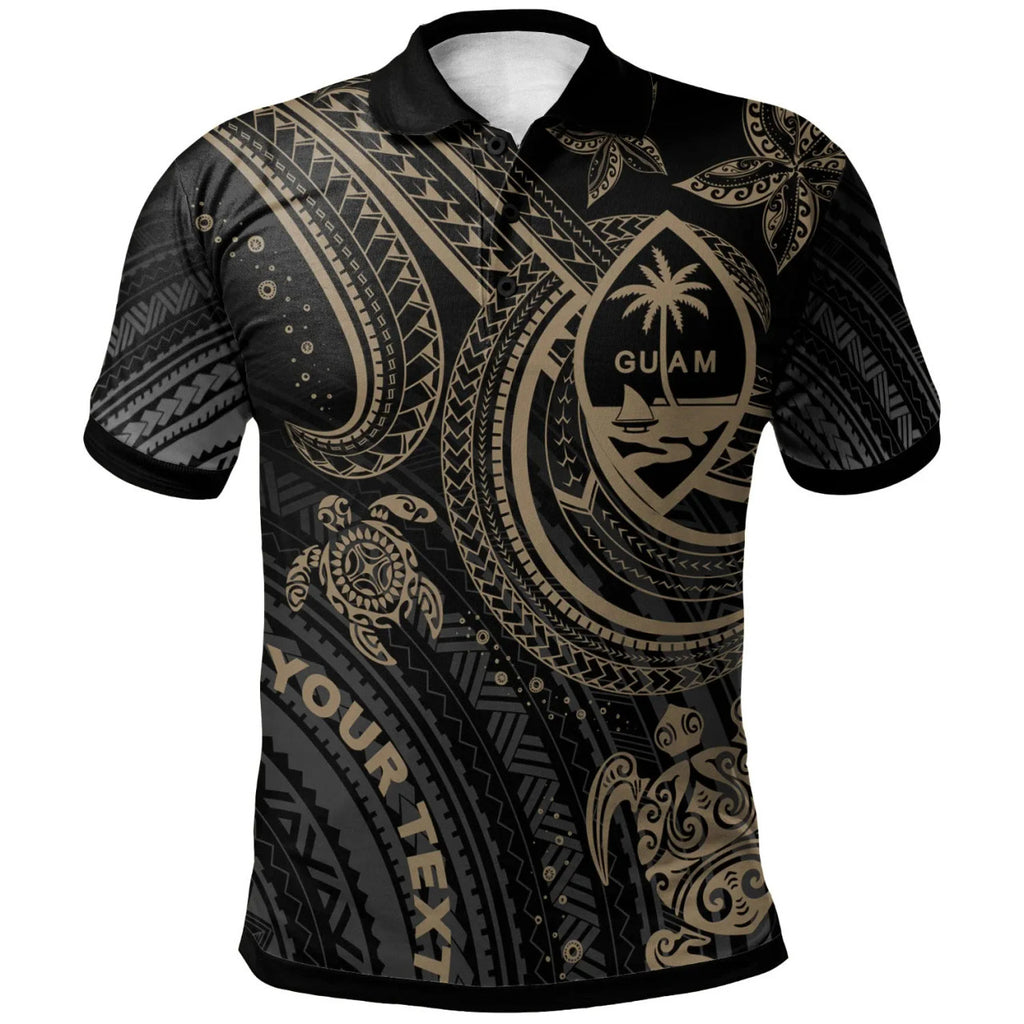 Personalised - Guam Polynesian Turtle Polo Shirt