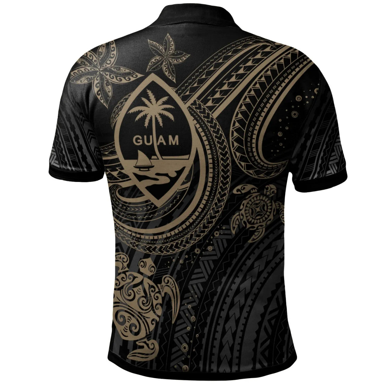 Personalised - Guam Polynesian Turtle Polo Shirt