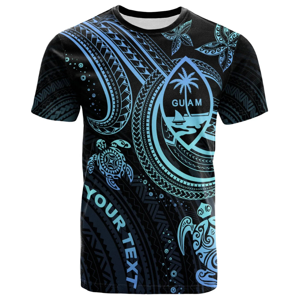 Personalised - Guam Polynesian Turtle T-shirt Unisex