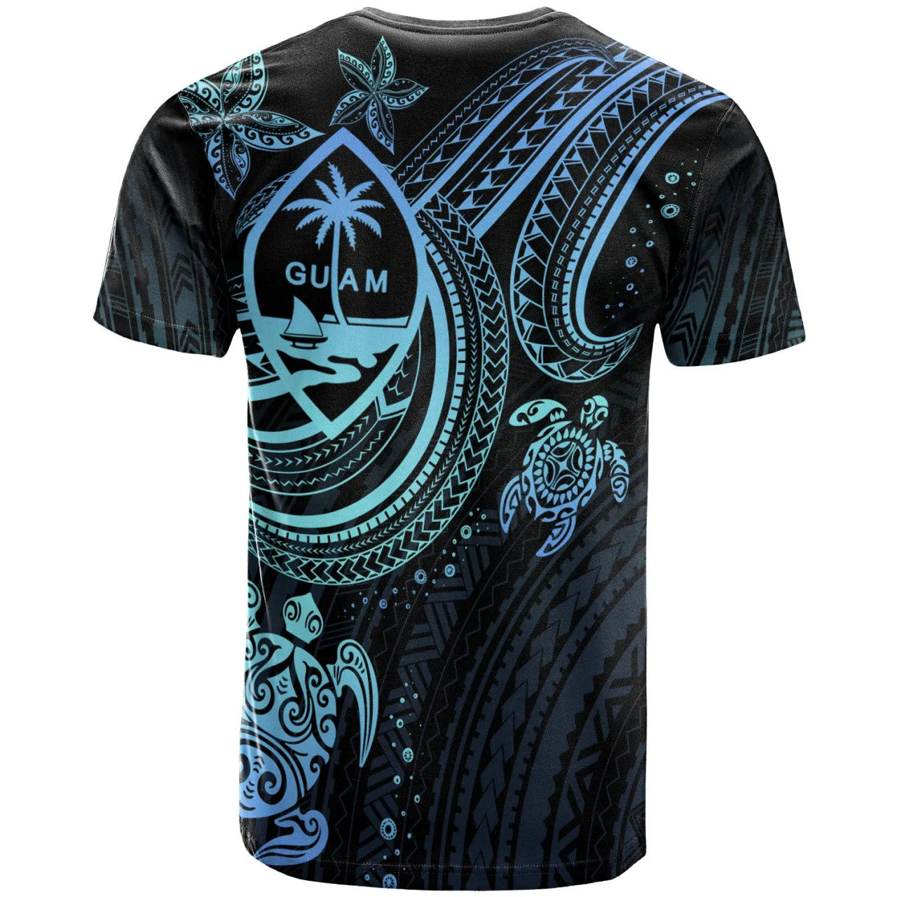 Personalised - Guam Polynesian Turtle T-shirt Unisex