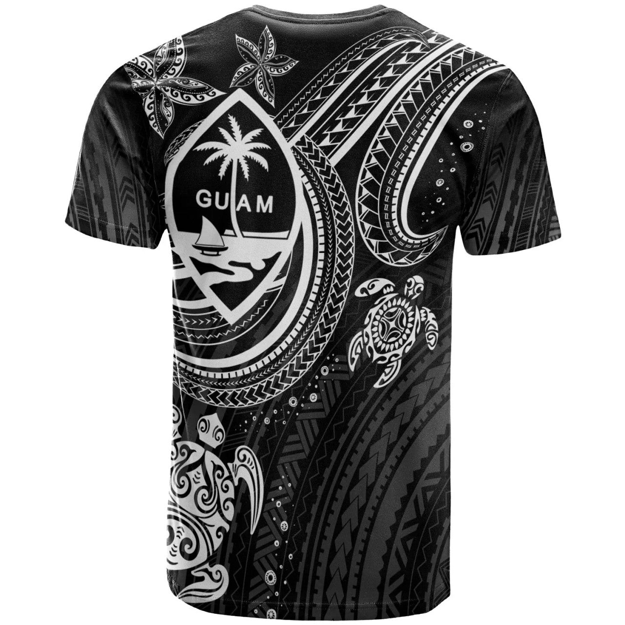 Personalised - Guam Polynesian Turtle T-shirt Unisex