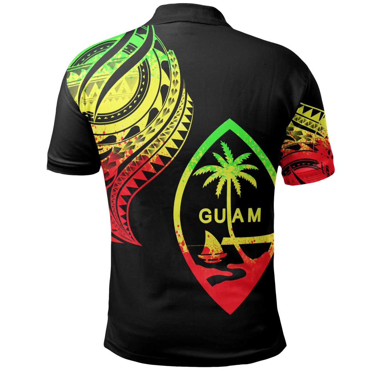 Personalised - Guam Tatau Patterns Polo Shirt