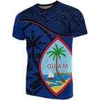 Guam Flag Polynesian Pattern T-shirt Unisex