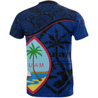 Guam Flag Polynesian Pattern T-shirt Unisex