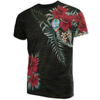 Guam Coat Of Arms Hibiscus Palm Leaves T-shirt Unisex