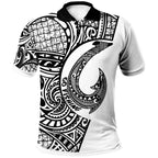 Guam Polynesian Pattern Go Fishing Now Polo Shirt