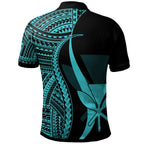 Hawaii Custom Personalised Polo Shirt - Polynesian Tentacle Tribal Pattern - AL01