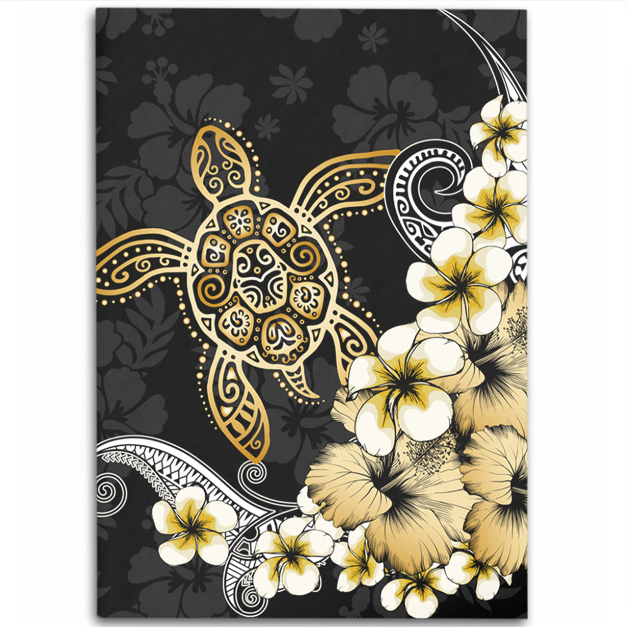 Hawaii Turtle Gold Tropical Area Rug