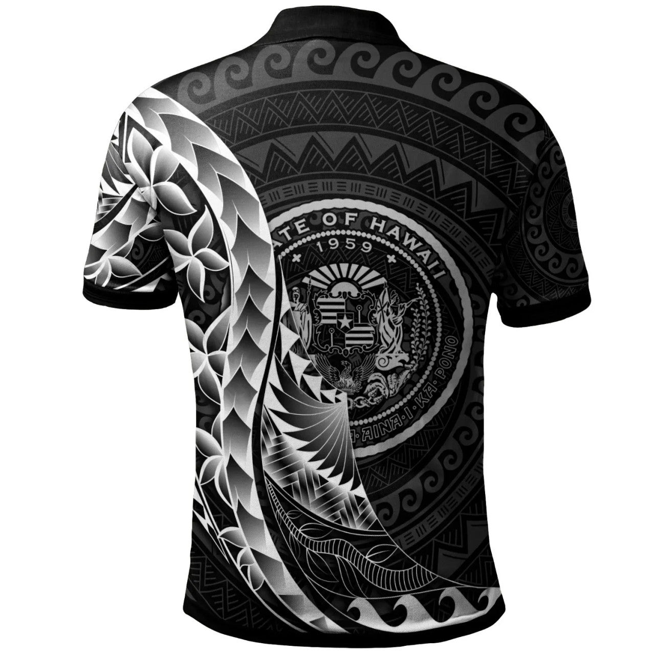 Hawaii Polo Shirt - Custom Personalised Polynesian Pattern Style - AL01