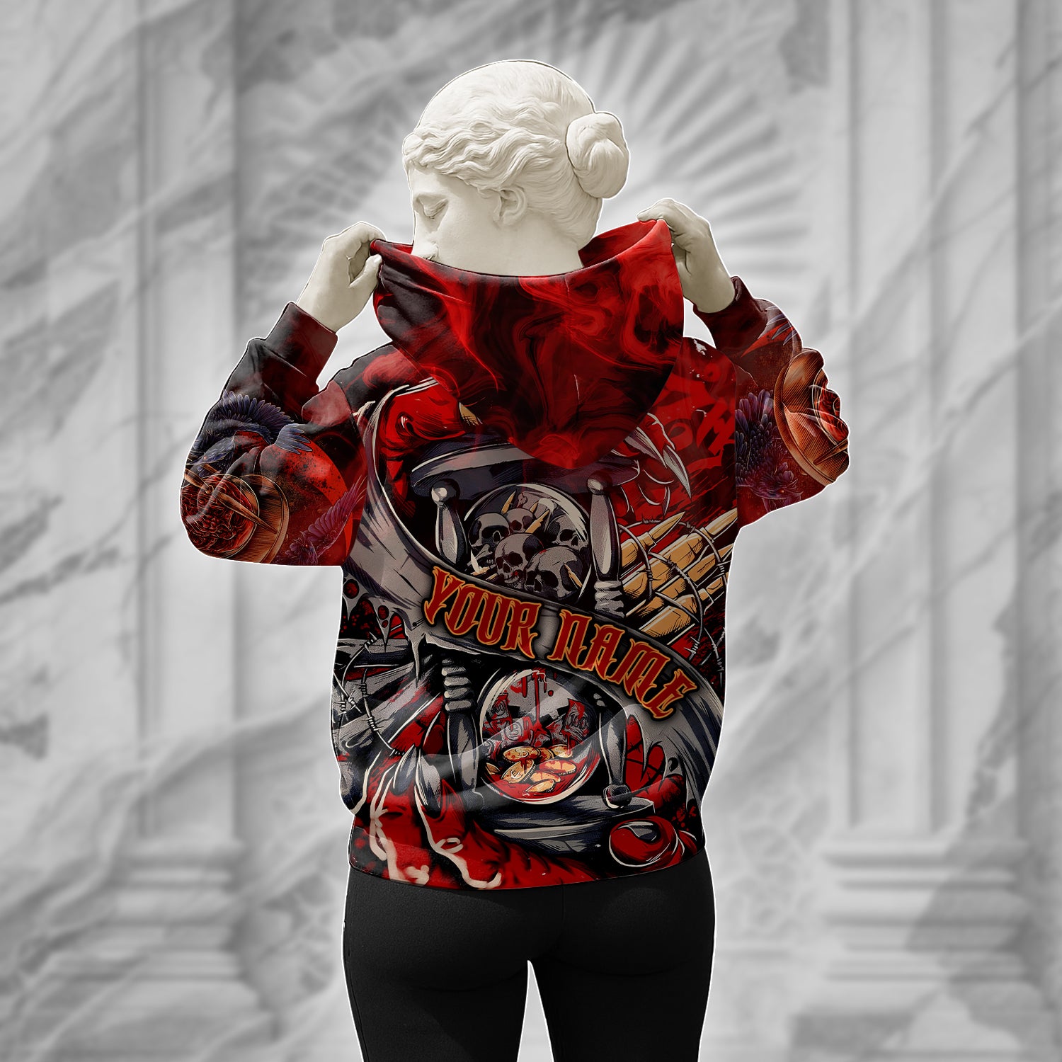 Personalised Time Of Fate Design Halloween Vibes Hoodie - TH02