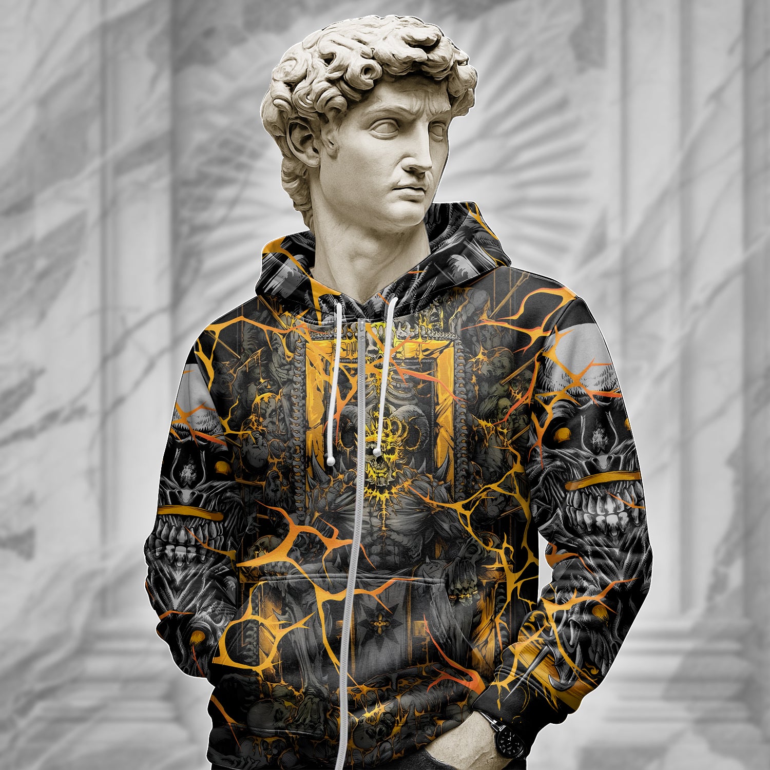 Dark Overlord Design Halloween Vibes Hoodie - TH02