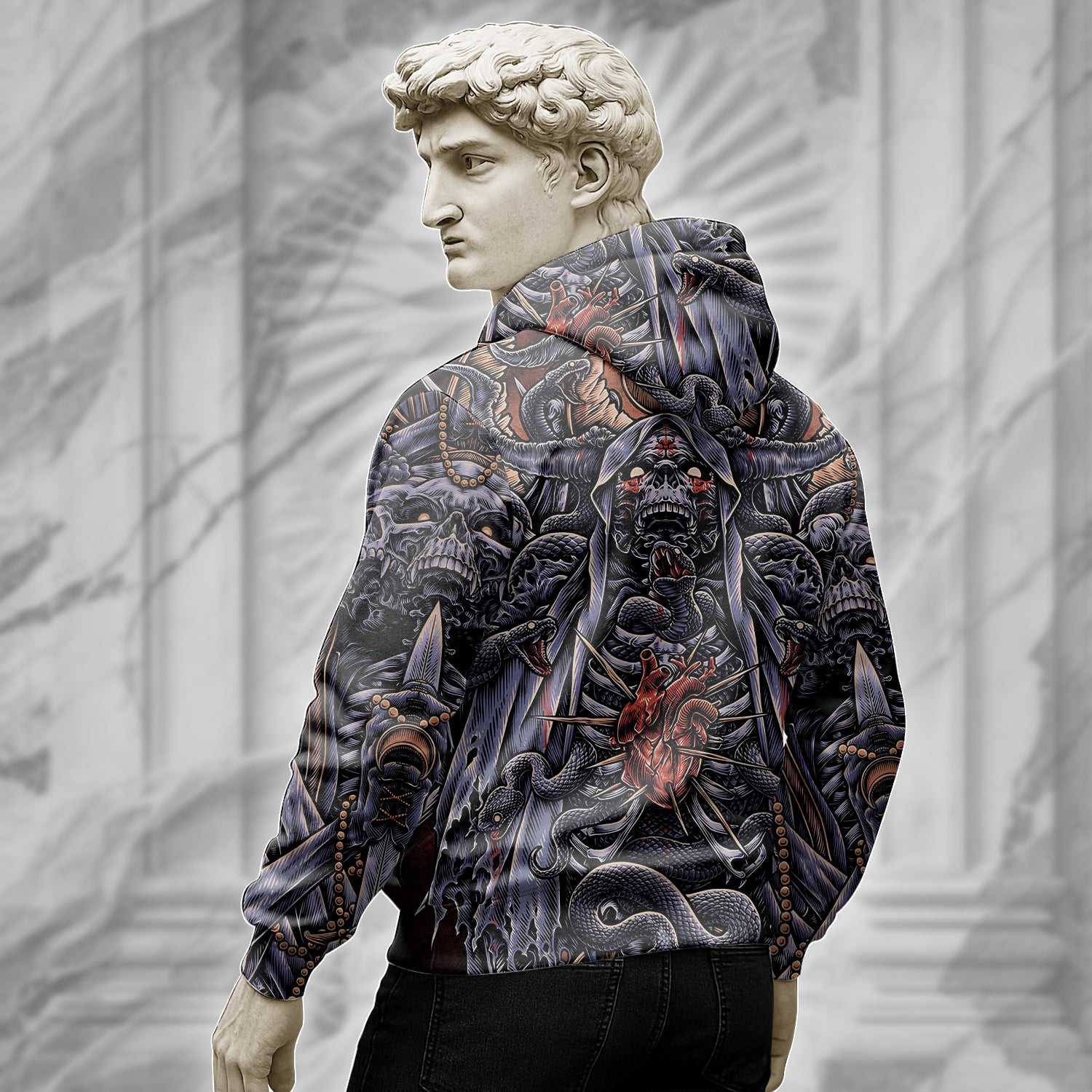 Serpent's Covenant Design Halloween Vibes Hoodie - TH02