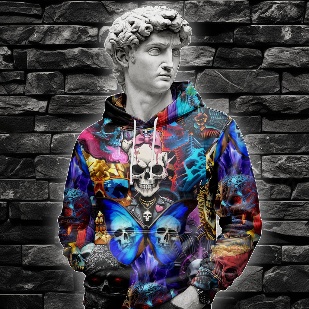 Personalised Lethal Beauty Design Halloween Vibes Hoodie - TH02