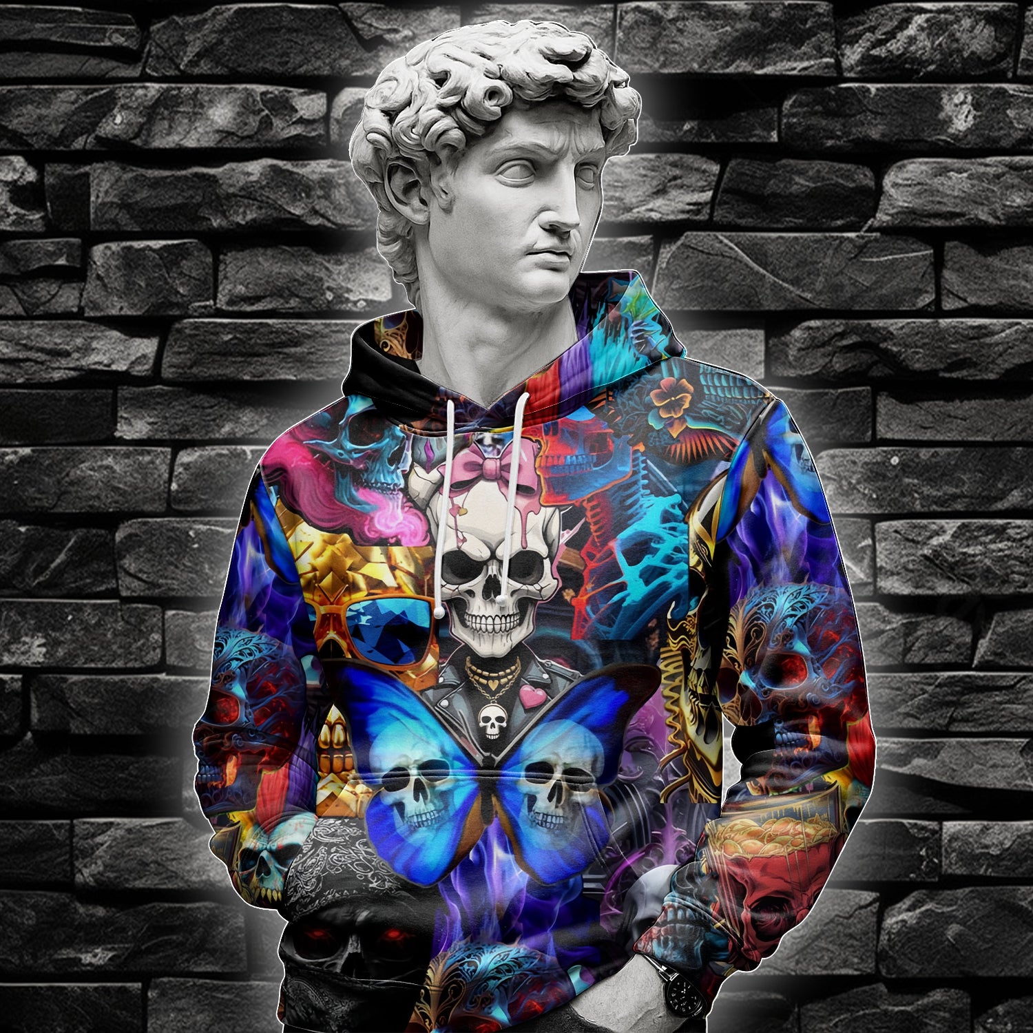 Personalised Lethal Beauty Design Halloween Vibes Hoodie - TH02