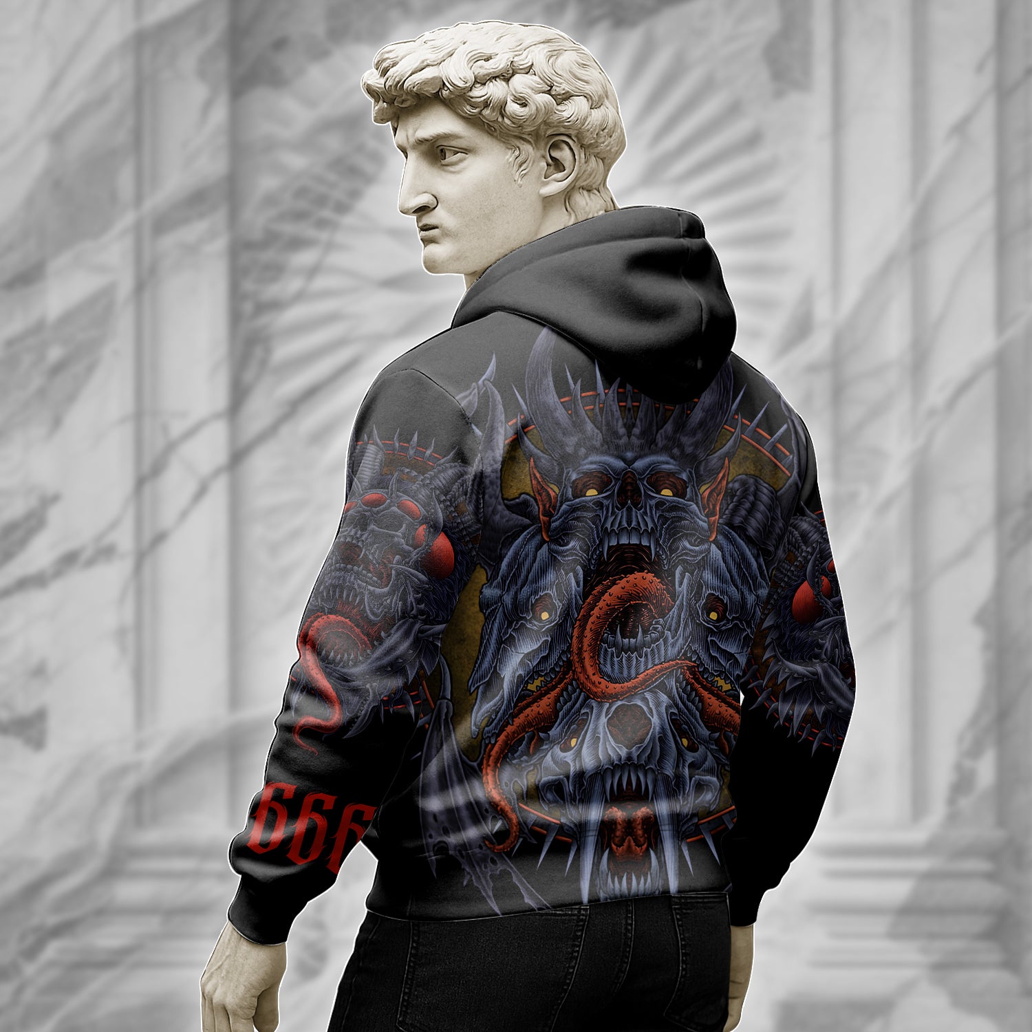 Monster Origin Design Halloween Vibes Hoodie - TH02