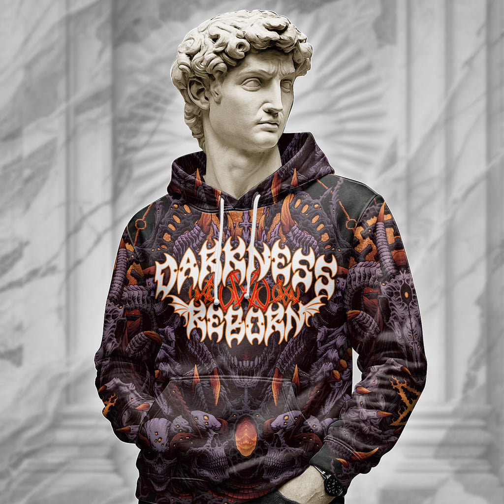 Personalised Darkness Reborn Design Halloween Vibes Hoodie - TH02