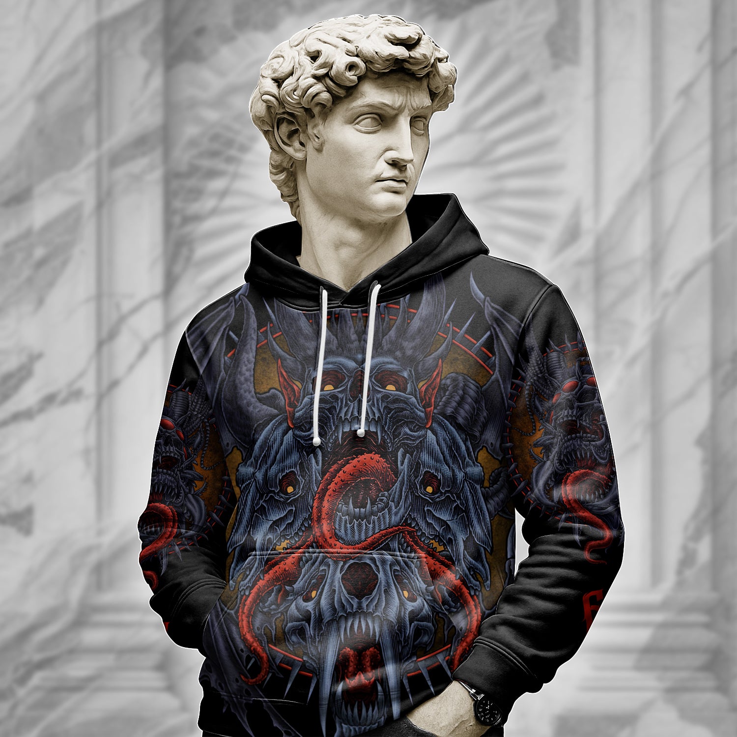 Personalised Monster Origin Design Halloween Vibes Hoodie - TH02