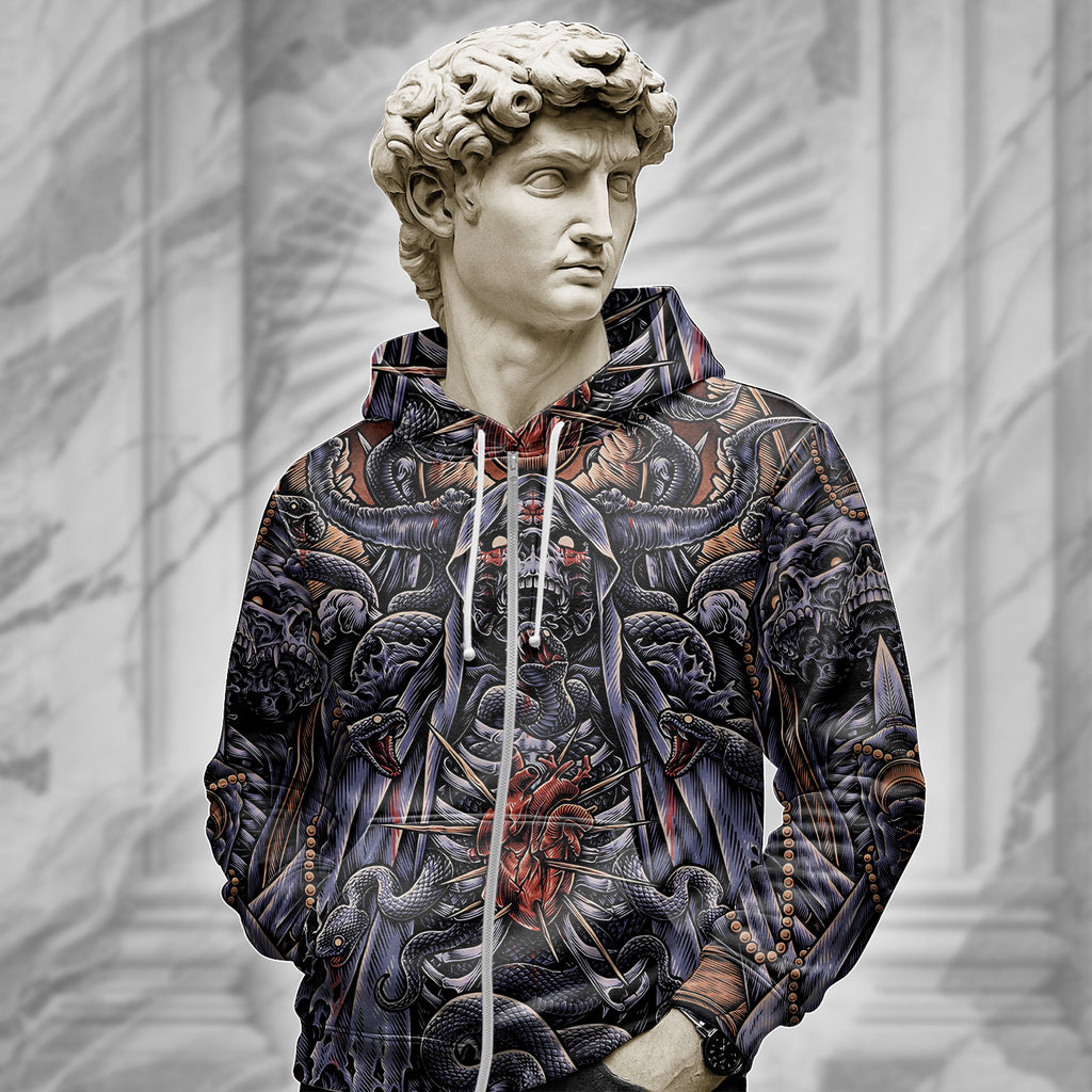 Serpent's Covenant Design Halloween Vibes Hoodie - TH02