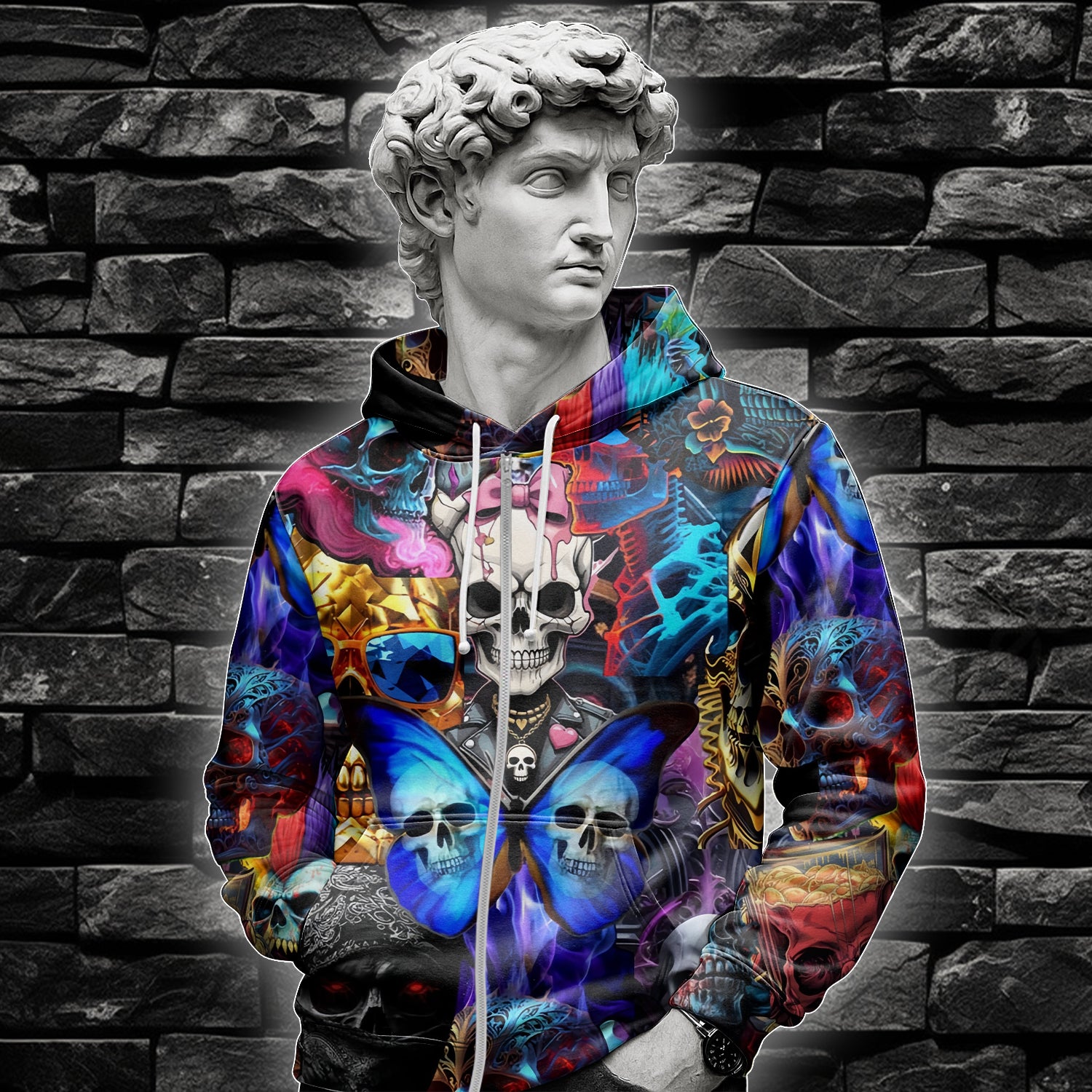 Lethal Beauty Design Halloween Vibes Hoodie - TH02