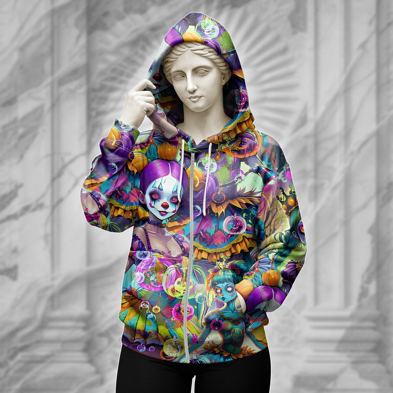 Doll Soul Design Halloween Vibes Hoodie - TH02