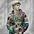Death Is Only The Beginning Design Halloween Vibes Hoodie - TH02
