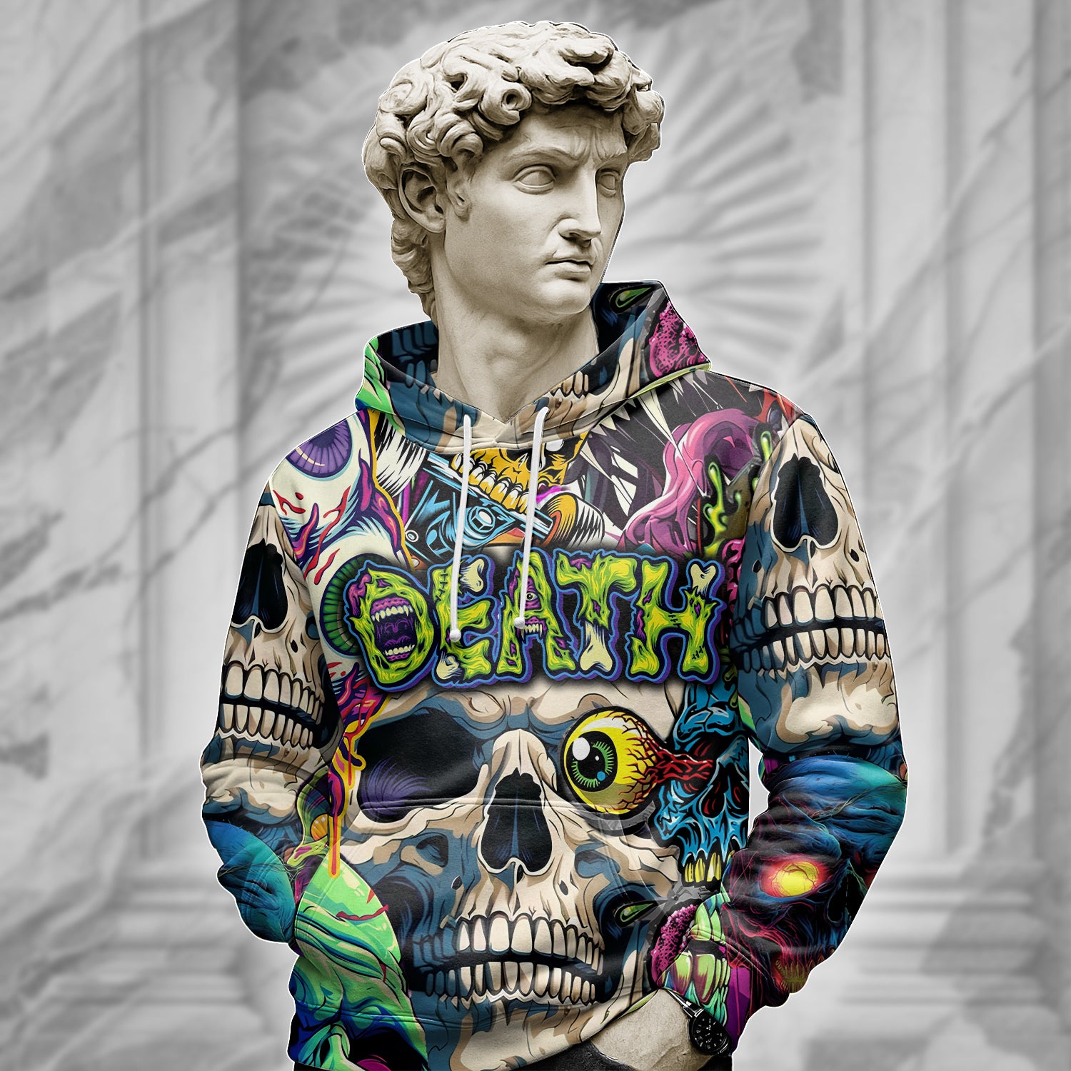Death Is Only The Beginning Design Halloween Vibes Hoodie - TH02