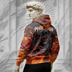 Personalised Inferno Reaper Design Halloween Vibes Hoodie - TH02