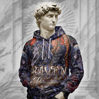 Raven Requiem Design Halloween Vibes Hoodie  - TH02