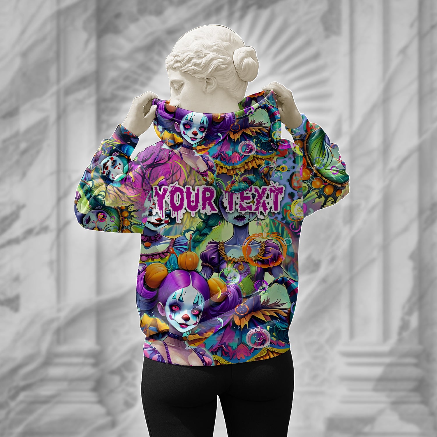 Personalised Doll Soul Design Halloween Vibes Hoodie - TH02