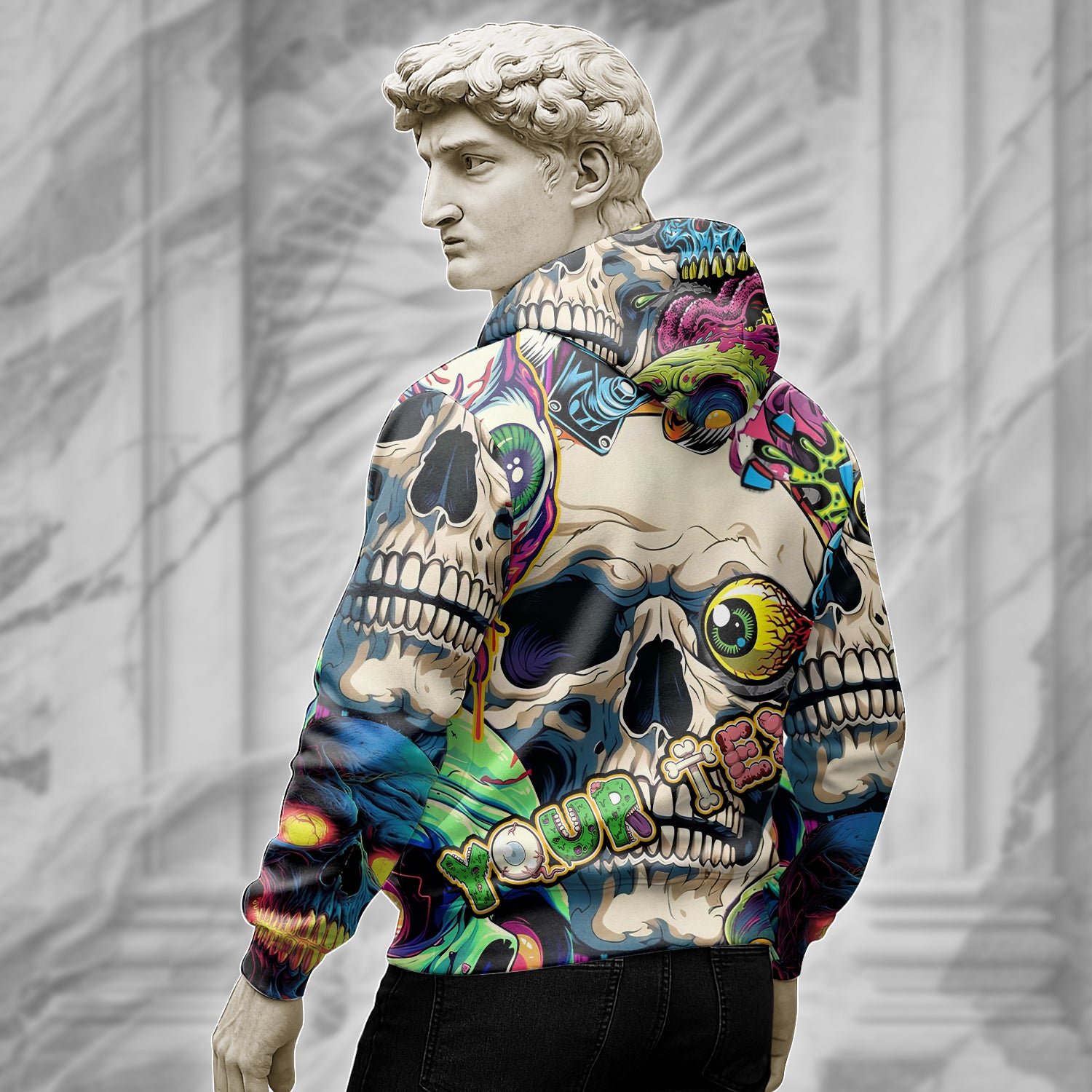 Personalised Death Is Only The Beginning Design Halloween Vibes Hoodie - TH02
